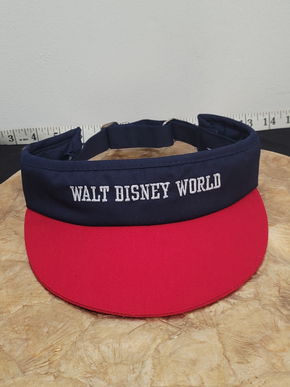 Walt Disney World Navy and Red Visor